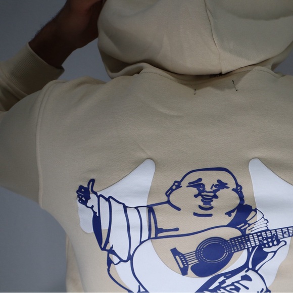 Beige true religion zip up jacket - Picture 6 of 7